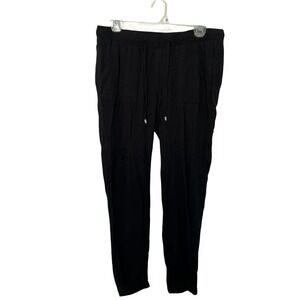 Old‎ Navy Black Jogger Style Pants Women's Size Medium Casual Lounge Basic